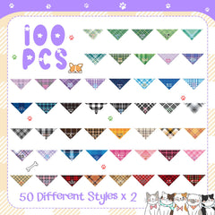 Sweetude bandanas de poliéster suave, lavables y cómodas para uso diario.