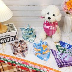 Sweetude bandanas tamaño ajustable 65 x 45 cm para varias mascotas.