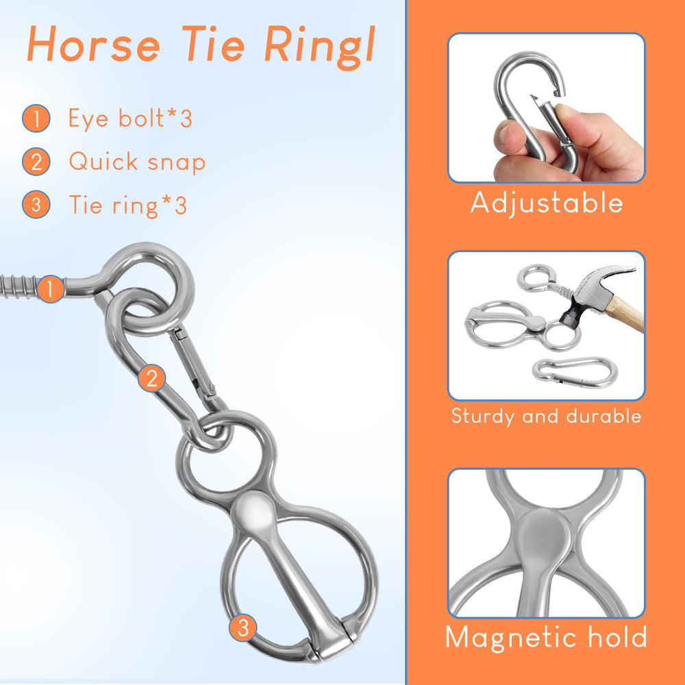 Swess accesorios para establo, ideal para cuidado equino.