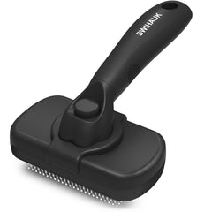 Swihauk cepillo deslanador con auto limpieza para perros y gatos, reduce pelos sueltos.