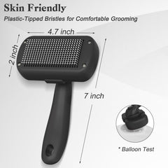Swihauk mango ergonómico de caucho termoplástico ofrece agarre cómodo durante el cepillado.