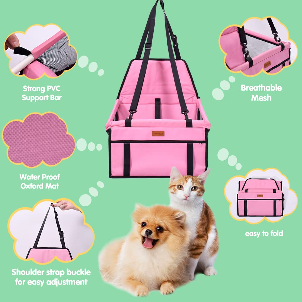 SWIHELP: gran bolsillo frontal para guardar comida o juguetes de tu mascota durante el viaje.