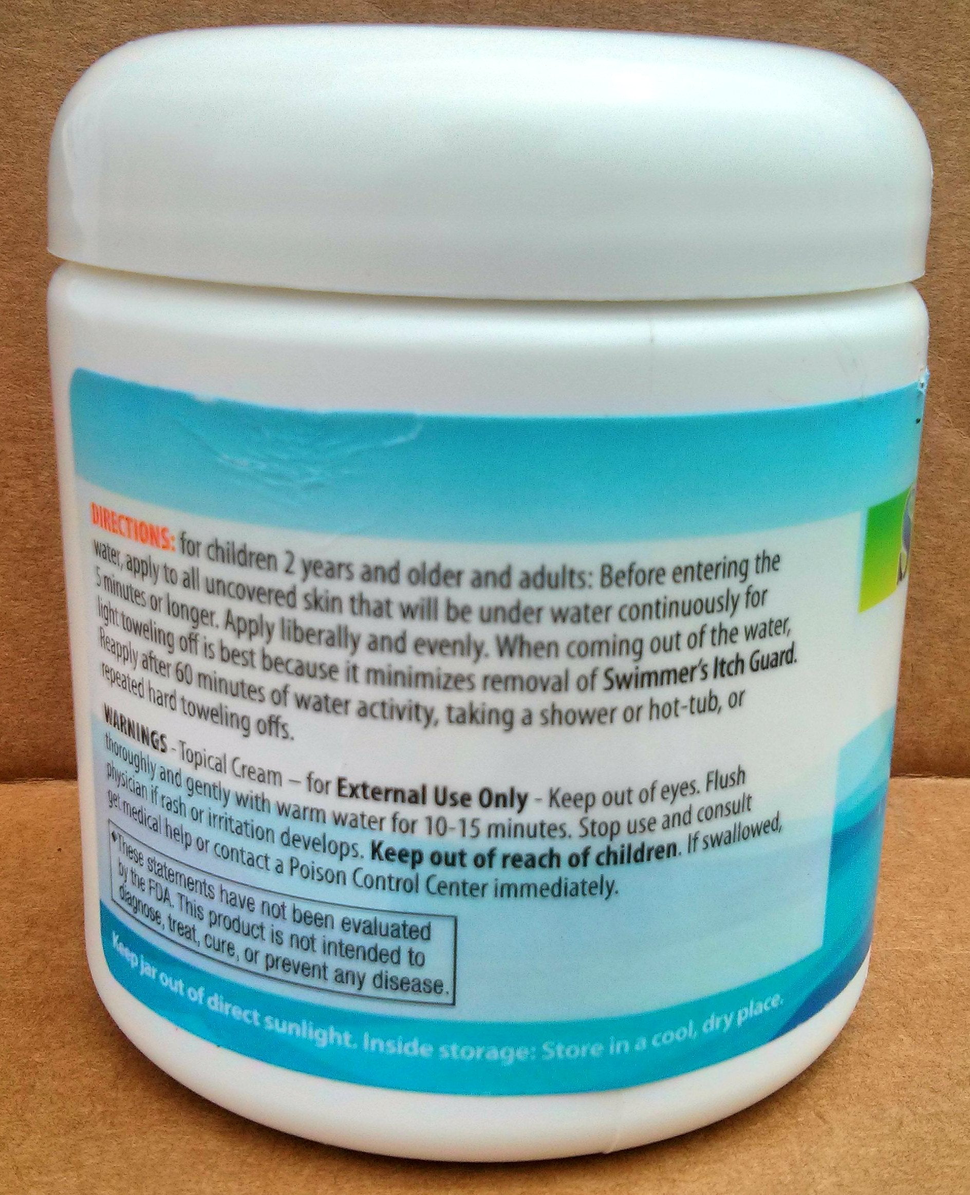 Swimmer Itch Guard, envase de 4 oz para uso familiar