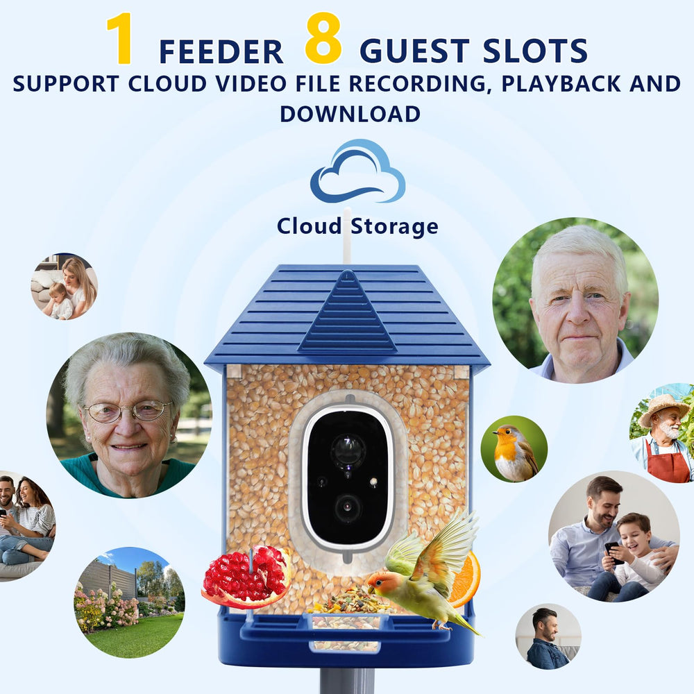 Swingers alimentador de aves resistente IP65 para uso exterior