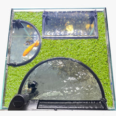 Switior corral flotante para plantas en acuario protege del filtro y mejora la visual del acuario.