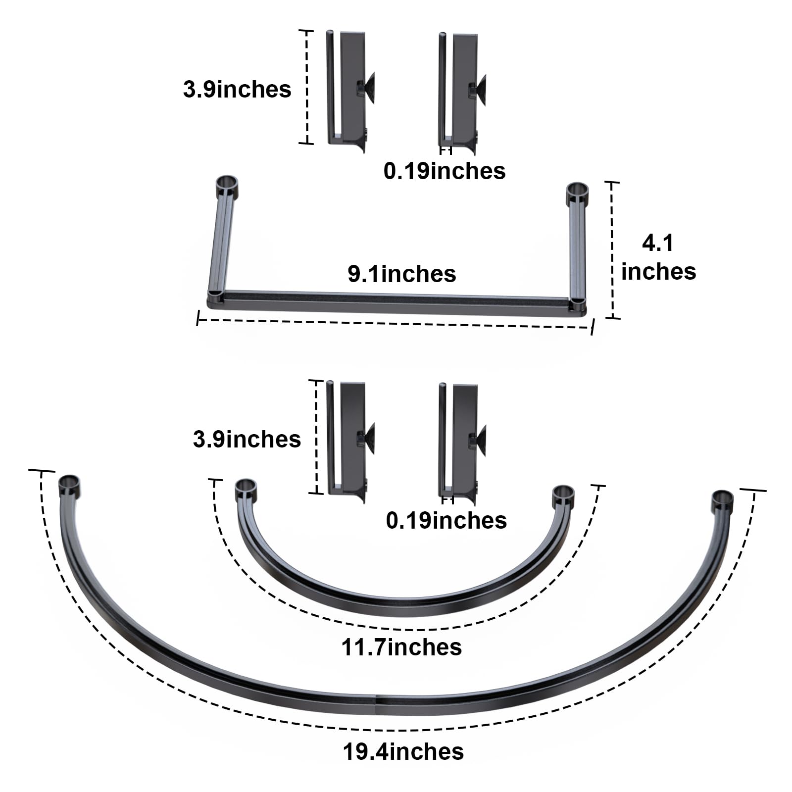Switior diseno configurable ofrece dos semicírculos o un cuadrado para decorar.