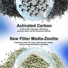 Switior zeolita filtración absorbe metales pesados y balancea pH