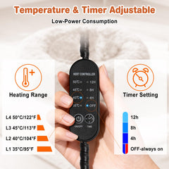 Control de temperatura LED de SXBSXB facilita ajustar el calor
