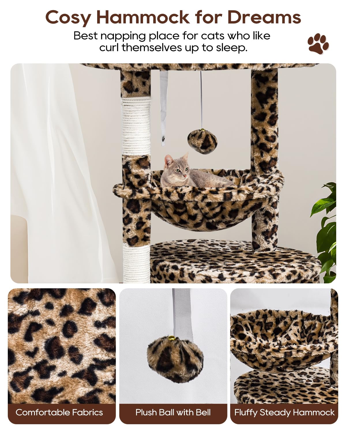 SYANDLVY cesta-sillon-gato-acolchado ideal para descanso y relajación.