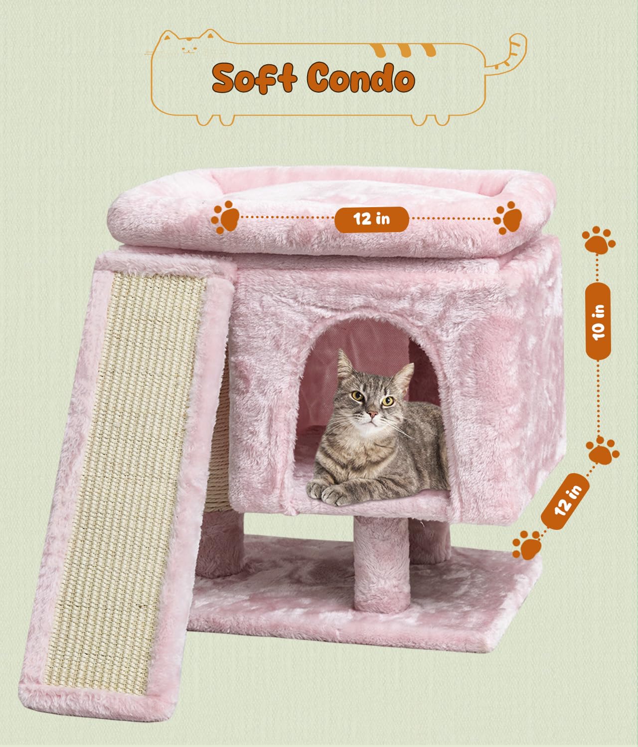 SYANDLVY cobertura de pelo suave: calor y comodidad para gatos.