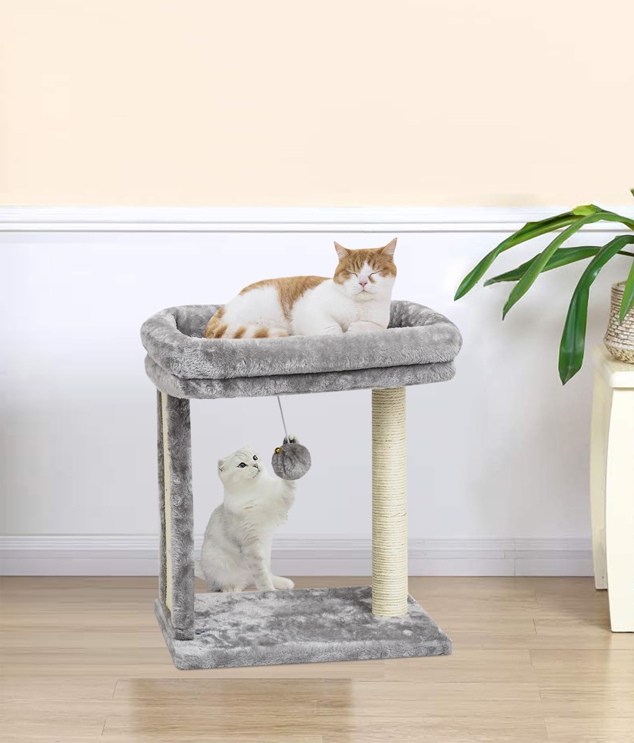SYANDLVY Tabla Rascado Grande: protege muebles y ofrece ejercicio seguro para gatos.