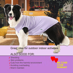 SyChien camisa perro rayón y spandex, ajuste duradero para paseos activos.