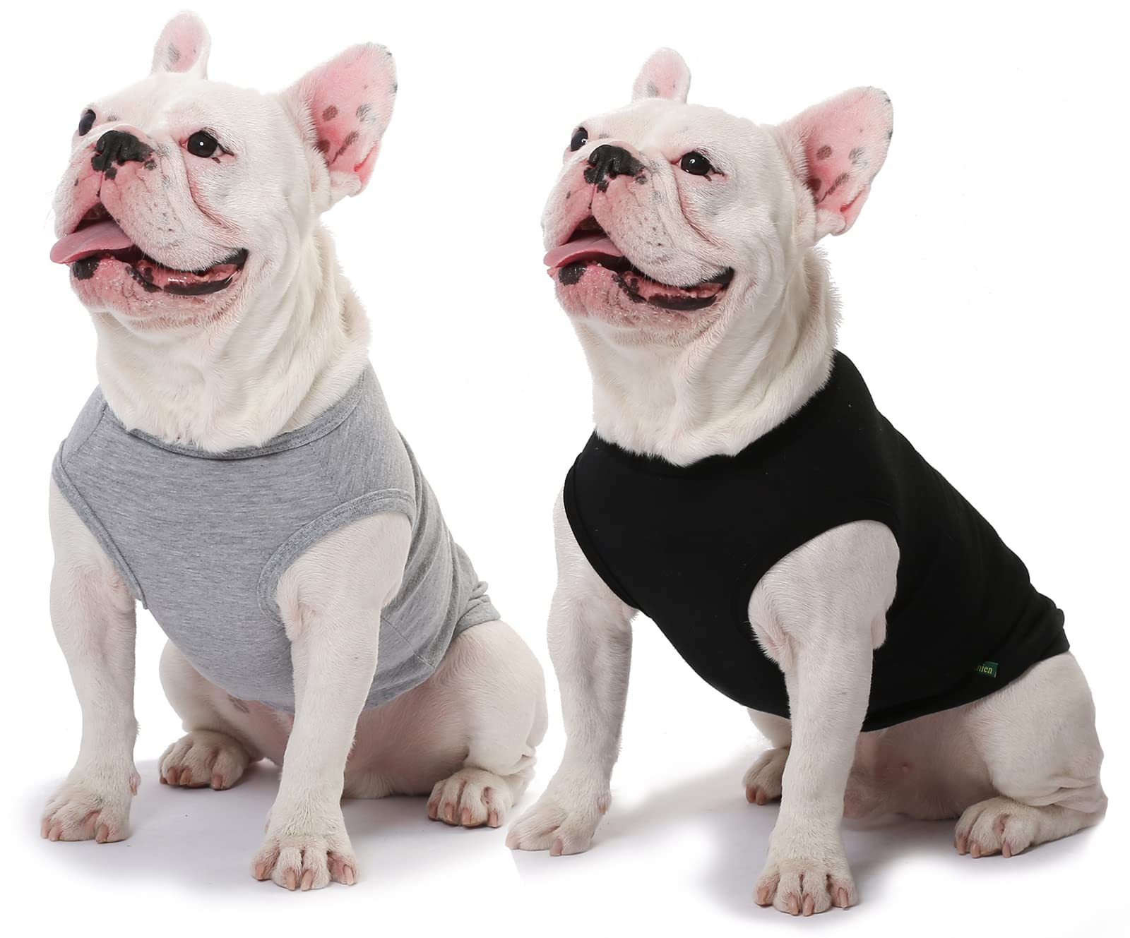 SyChien paquete de dos camisetas XL canina, rotación práctica