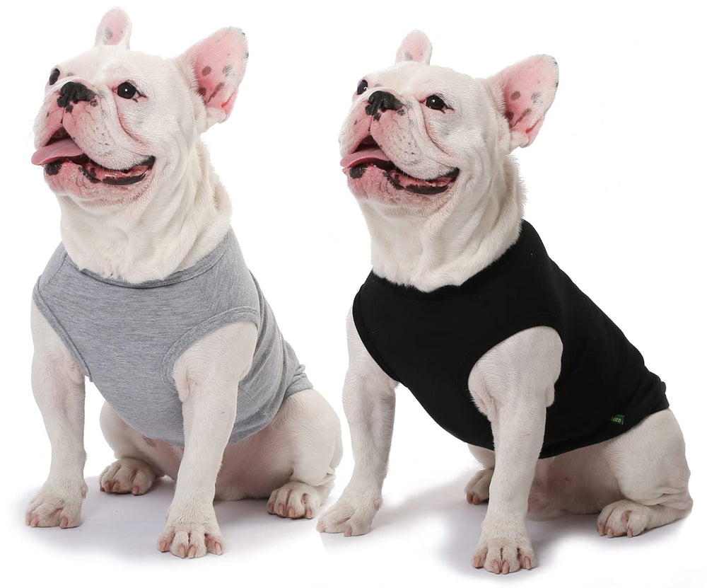 SyChien paquete de dos camisetas XL canina, rotación práctica