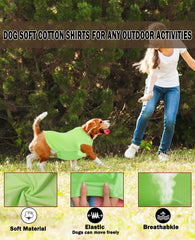 Camiseta canina SyChien sin mangas, transpirable para verano activo.