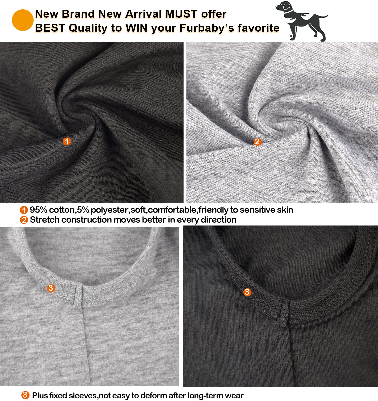 Camiseta SyChien para perro ligero, perfecta para climas cálidos.