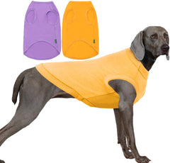 SyChien camiseta perro XXL frente, comodidad suave para perros grandes