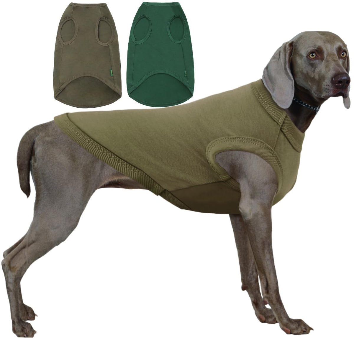 SyChien camiseta para perro frente, ajuste cómodo para paseos diarios