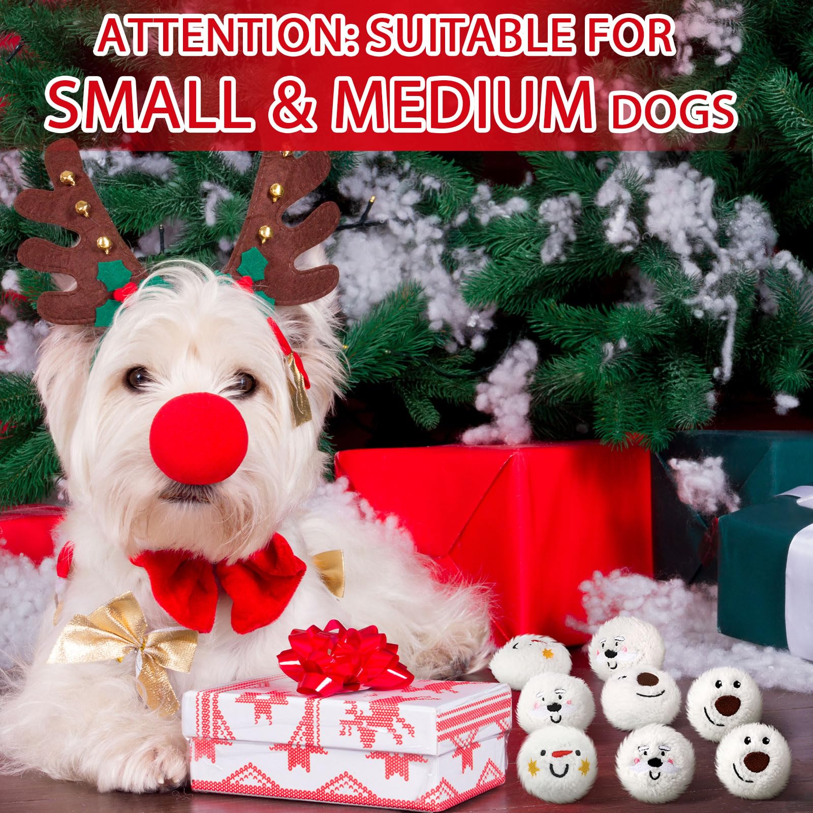 Syhood bolas nieve para perros lavables: limpieza rápida después del juego.