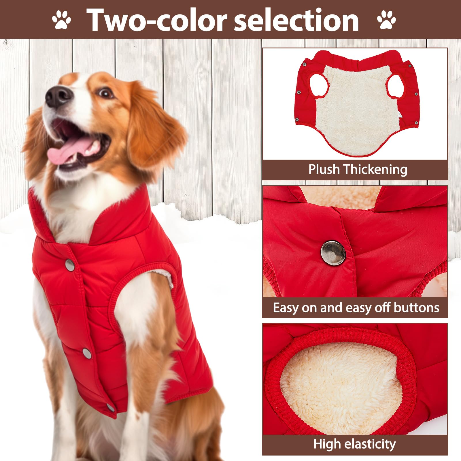 Paquete de 2 chaquetas Syhood para mascotas, ideal para cambios rápidos.