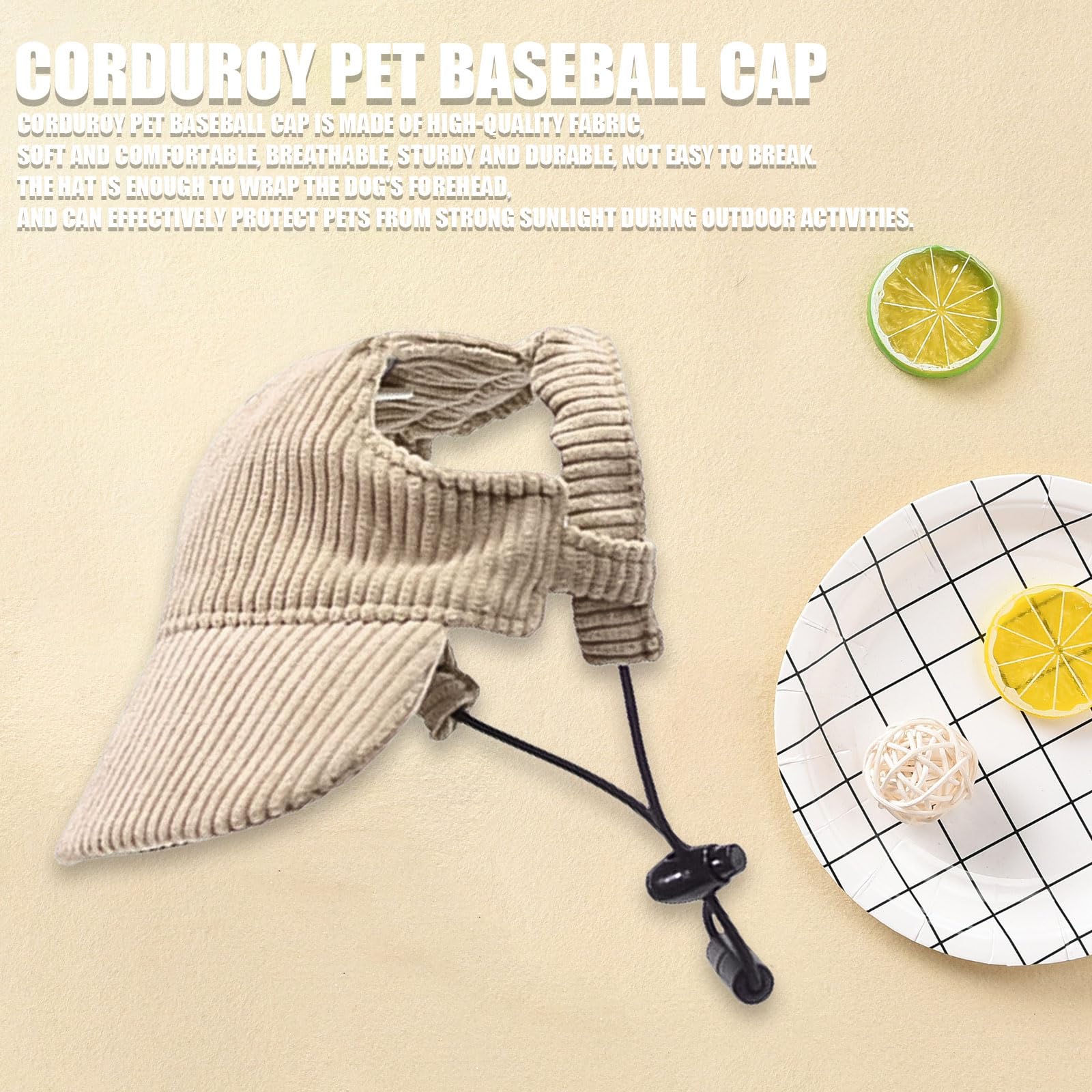 Gorra Symphonyw con correa de barbilla ajustable caqui para un ajuste seguro