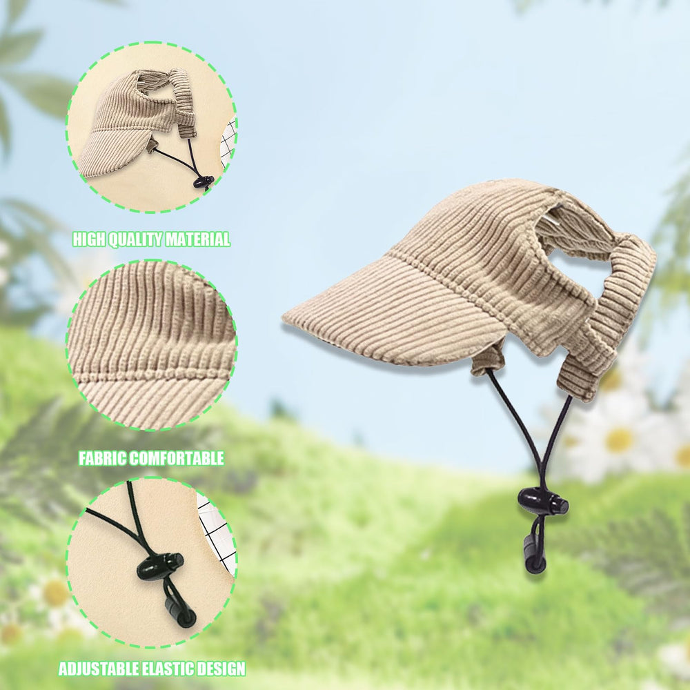Gorra de pana suave Symphonyw caqui para uso diario y actividades al aire libre