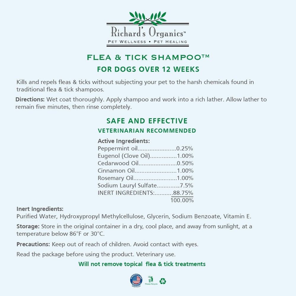 Richard’s Organics champú que repele mosquitos para perros