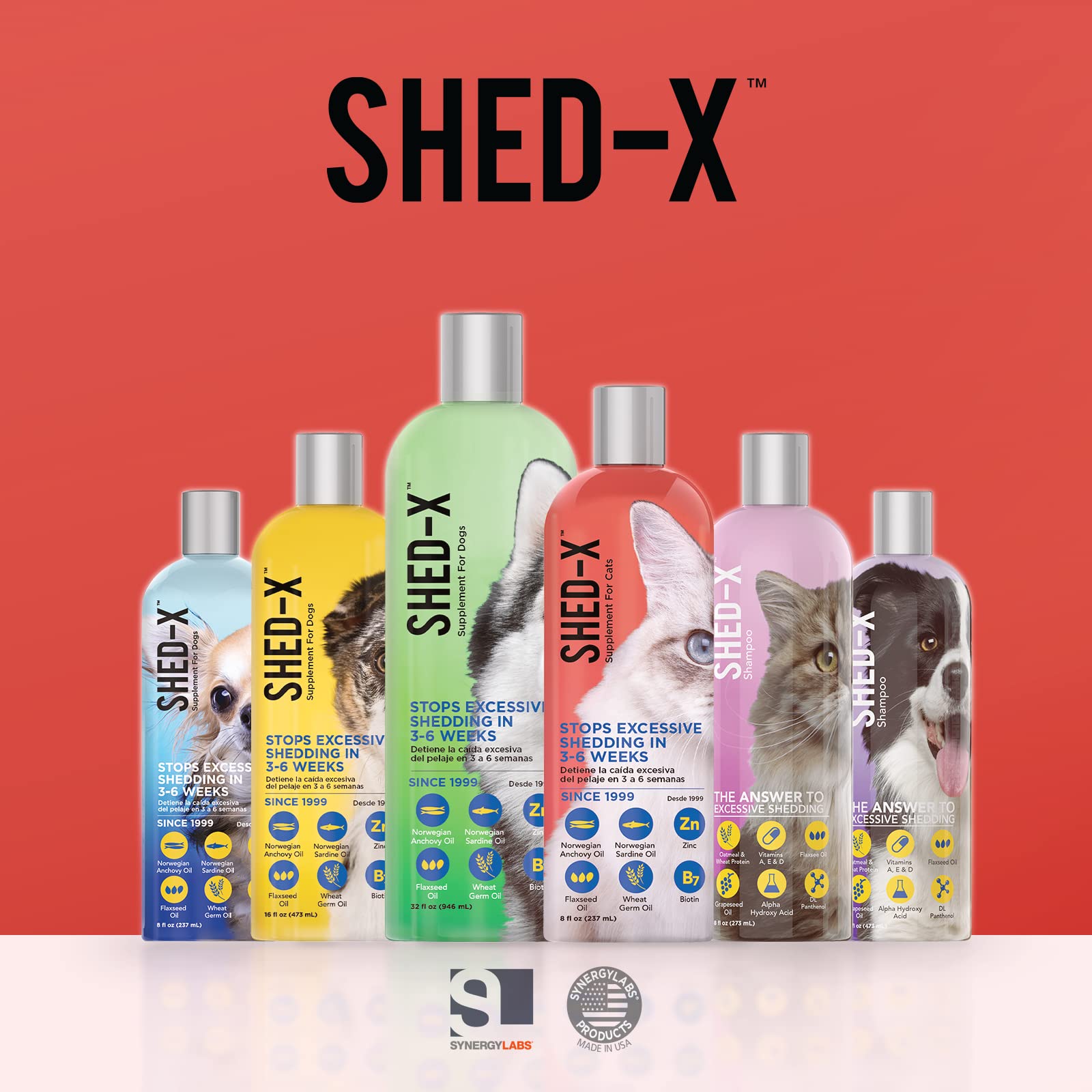 Sabor natural de atún de Shed-X para una toma agradable.