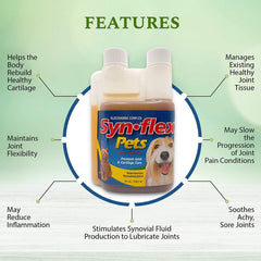Sabor ternera de Synflex que facilita tomar el suplemento con la comida de mascotas.