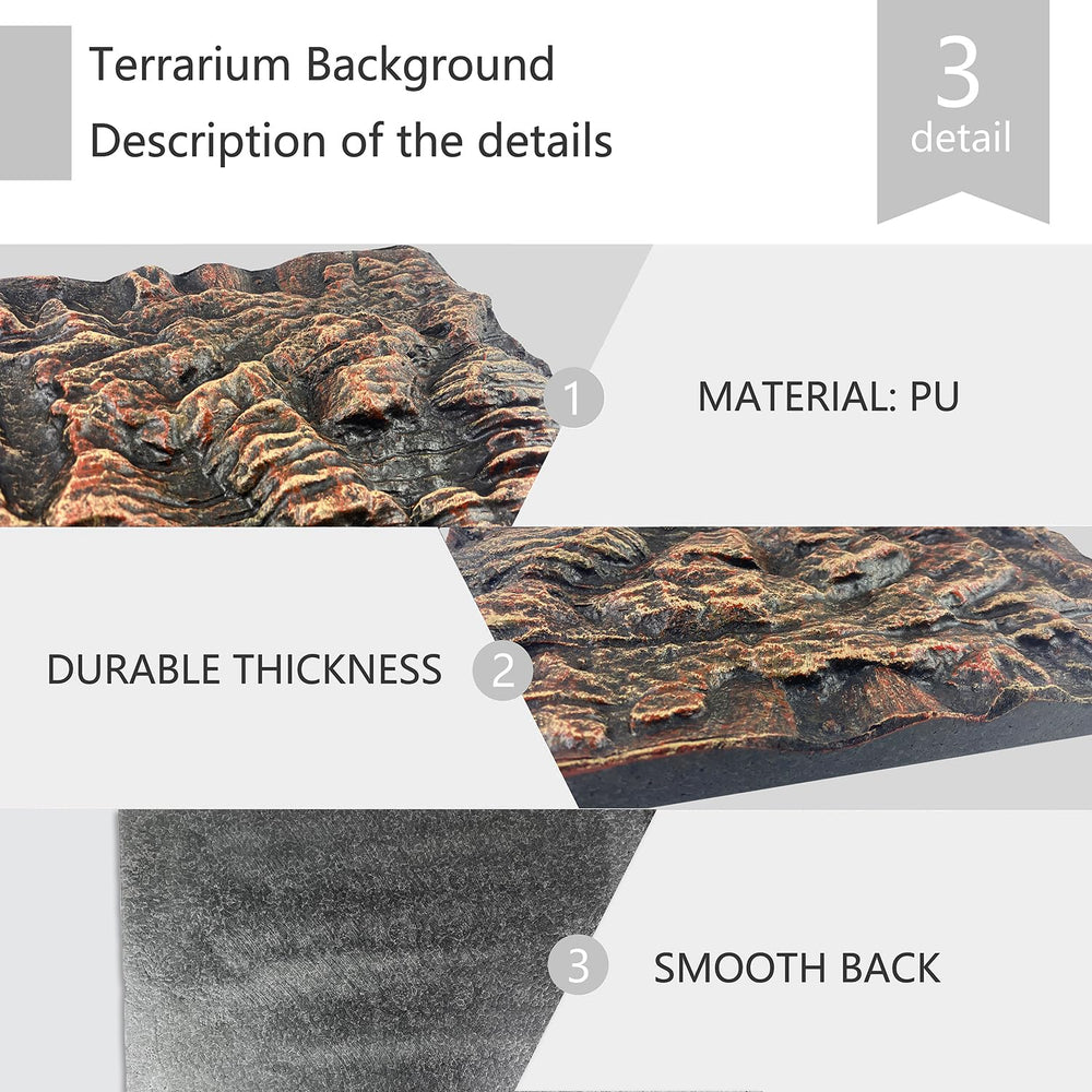 Sysmashing fondo rocoso 3D, textura detallada para hábitats naturales.