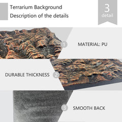 Sysmashing fondo rocoso 3D, textura detallada para hábitats naturales.