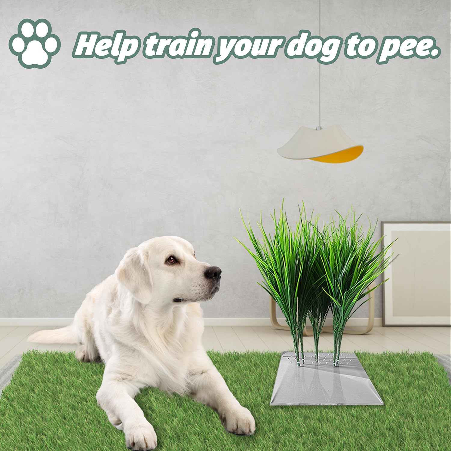 Sysmashing hierba artificial para decorar casas y jaulas de perros.