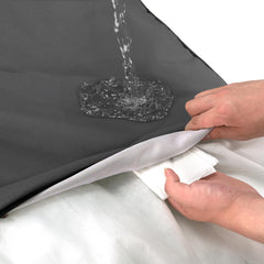 Sytopia cama con funda desmontable lavable e impermeable, facilita limpieza rápida.