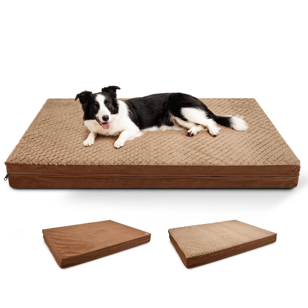 Sytopia cama-perro-indestructible-44-pulgadas para razas grandes, ideal para estirarse.