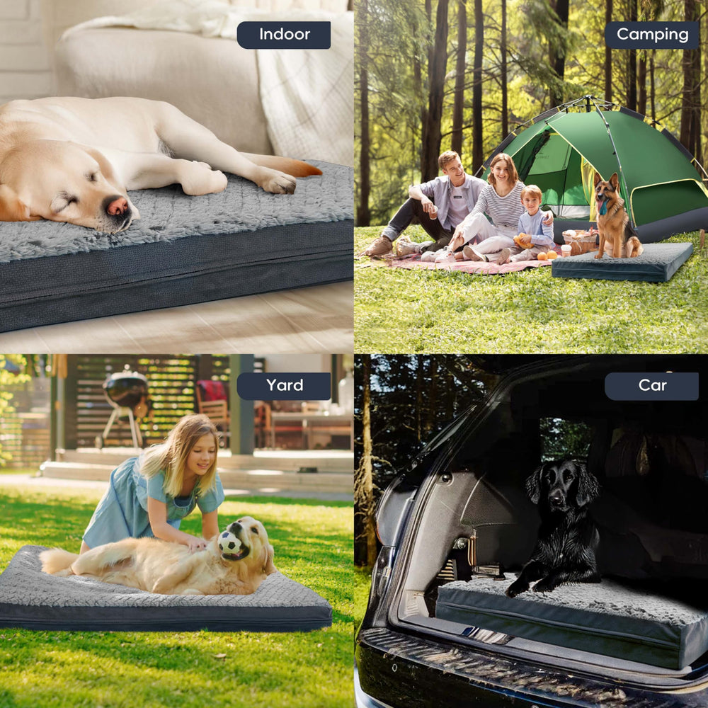 Cama Sytopia disponible en tamaños múltiples para mascotas grandes.