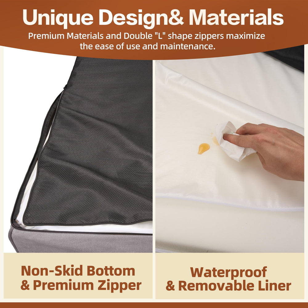 Sytopia XL textura plush suave ofrece confort acogedor para perros grandes.