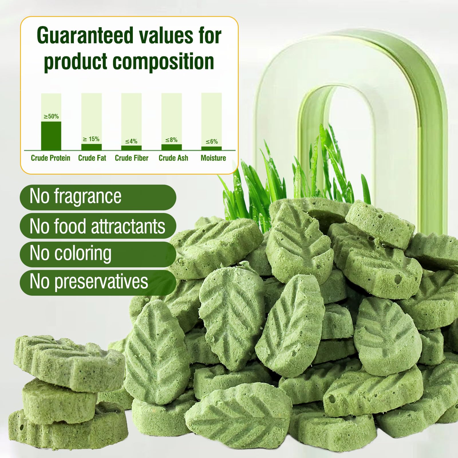 SYWUAII aplicación snack hierba gatos: forma ideal de premiar o complementar su comida.