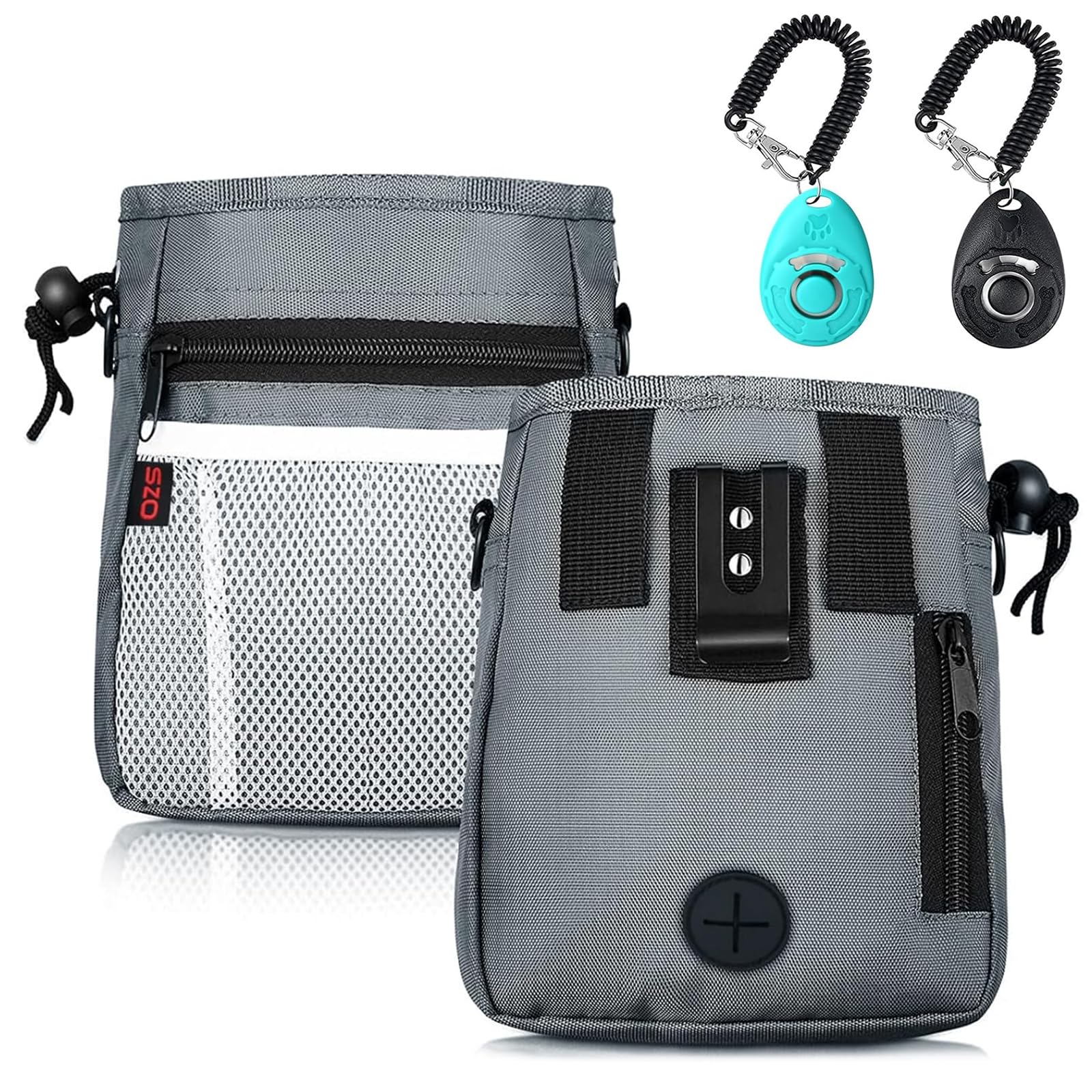 SZO bolsa premios para perros con 3 formas de llevar para entrenar