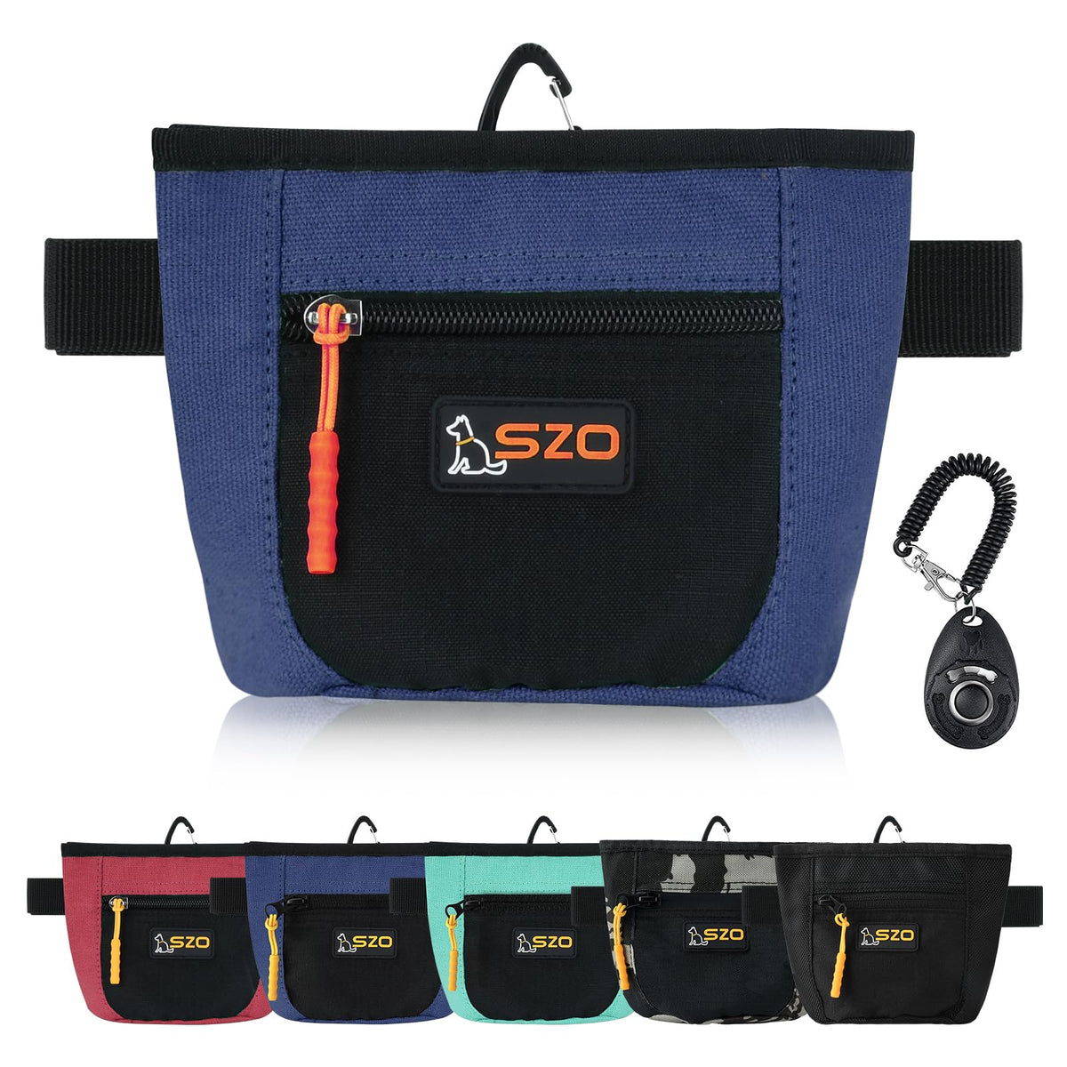 SZO bolsa-premios-perro-clicador: acceso rápido a premios durante entrenamientos