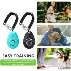 SZO clicador de entrenamiento para perros, dos modelos para obediencia básica.
