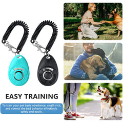 SZO clicadores de entrenamiento para perros, kit de dos unidades.