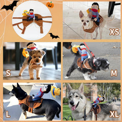 Sombrero incluido en el disfraz T2Y para perro, look completo de vaquero.