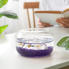 Cristales de vidrio T4U para jarrones: aporta violeta decorativo.
