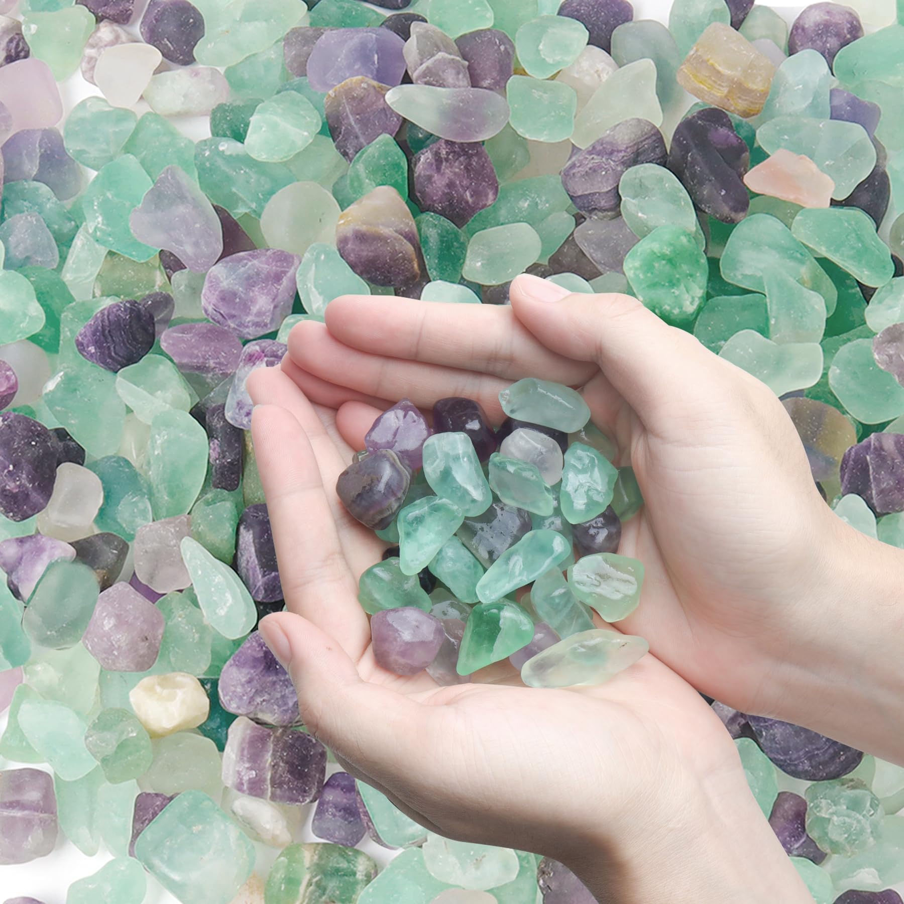 T4U Fluorita: cristales multicolor para acuario que realzan el ambiente