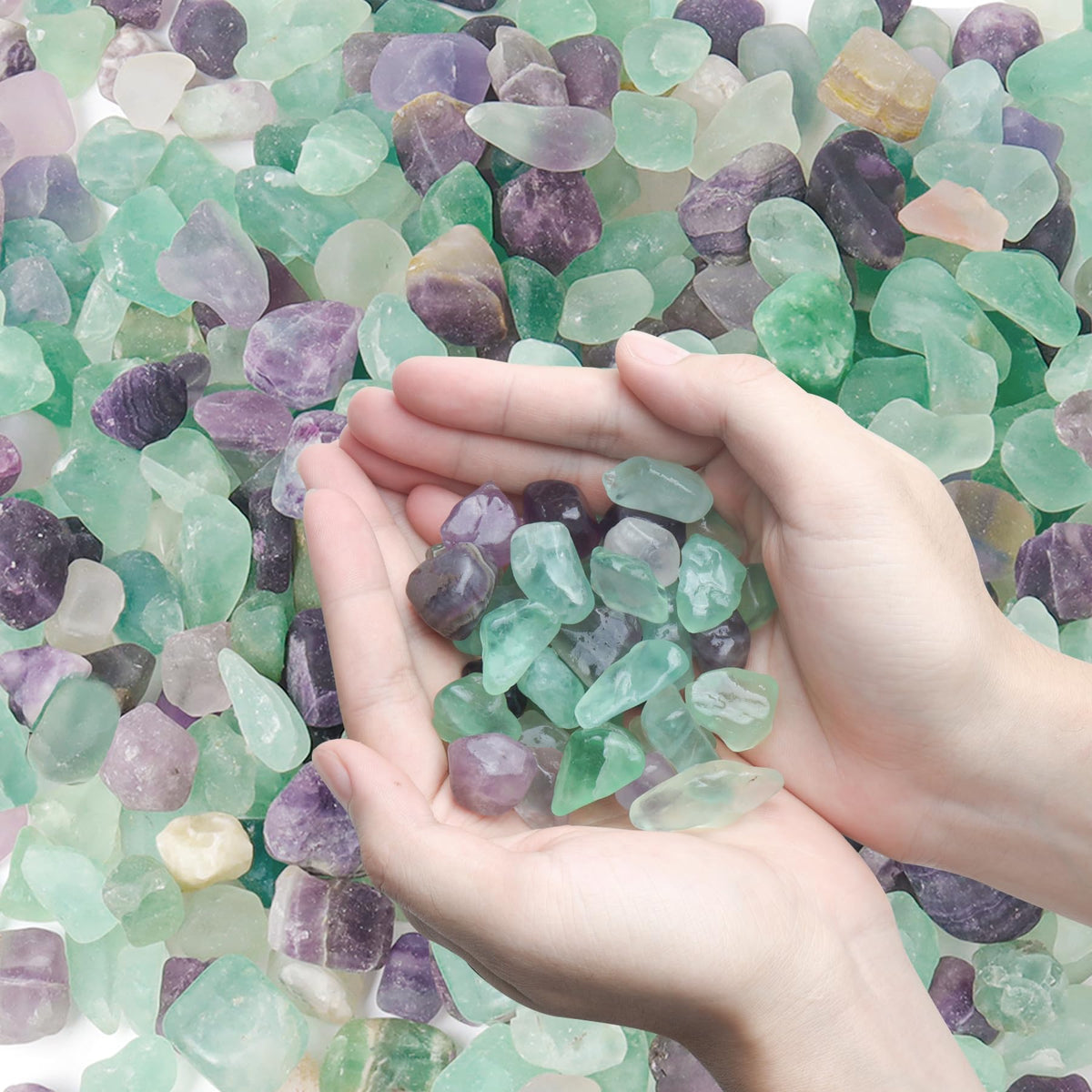T4U Fluorita: cristales multicolor para acuario que realzan el ambiente