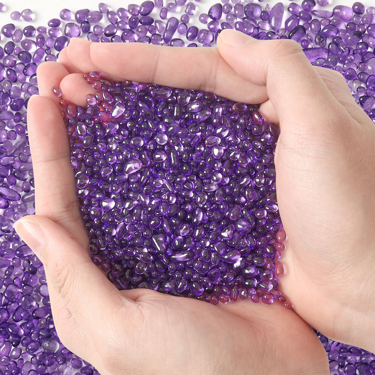 Piedras T4U para acuario, guijarros pequeños que embellecen el tanque.
