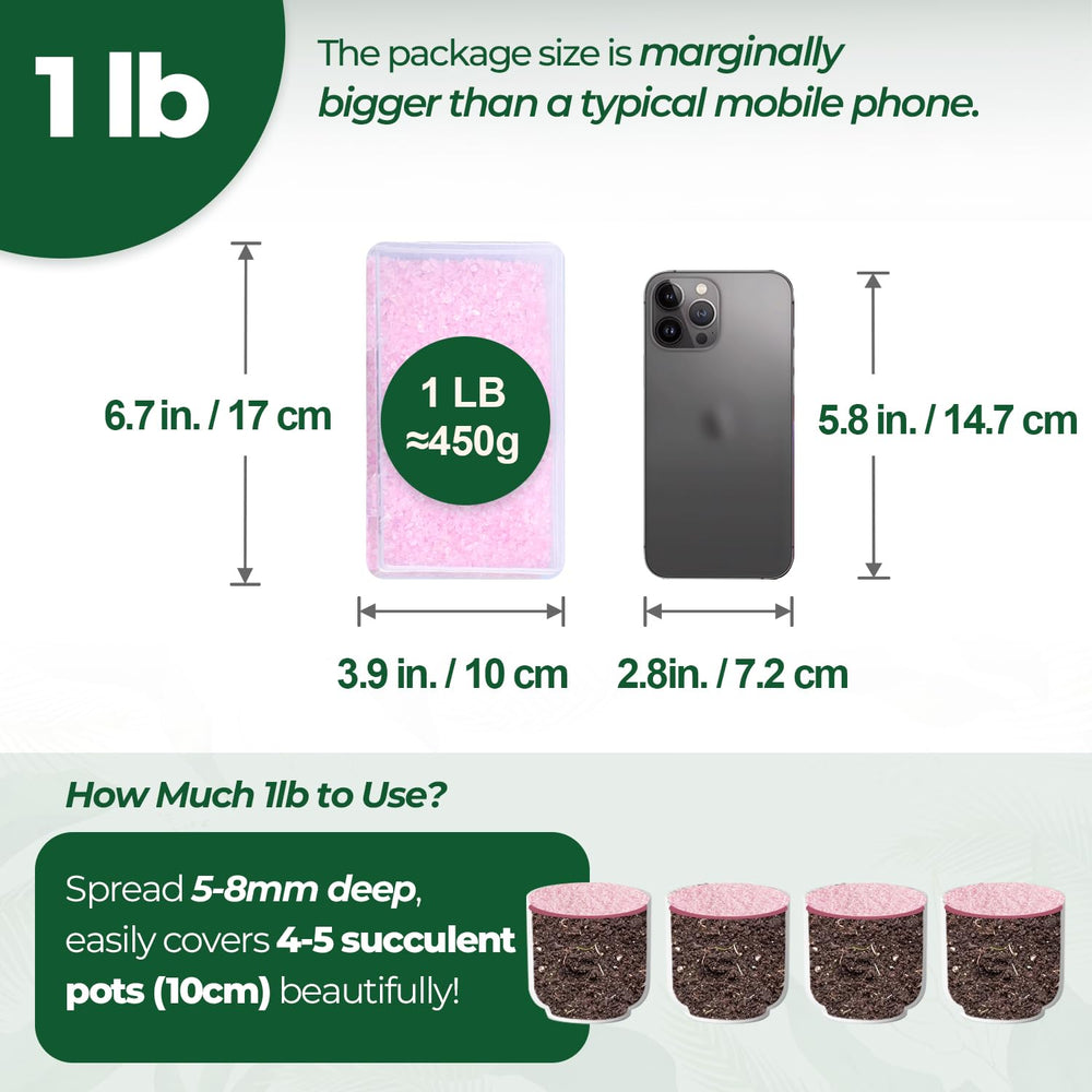 Piedras de cristal rosado t4u suaves para arreglos en jarrones