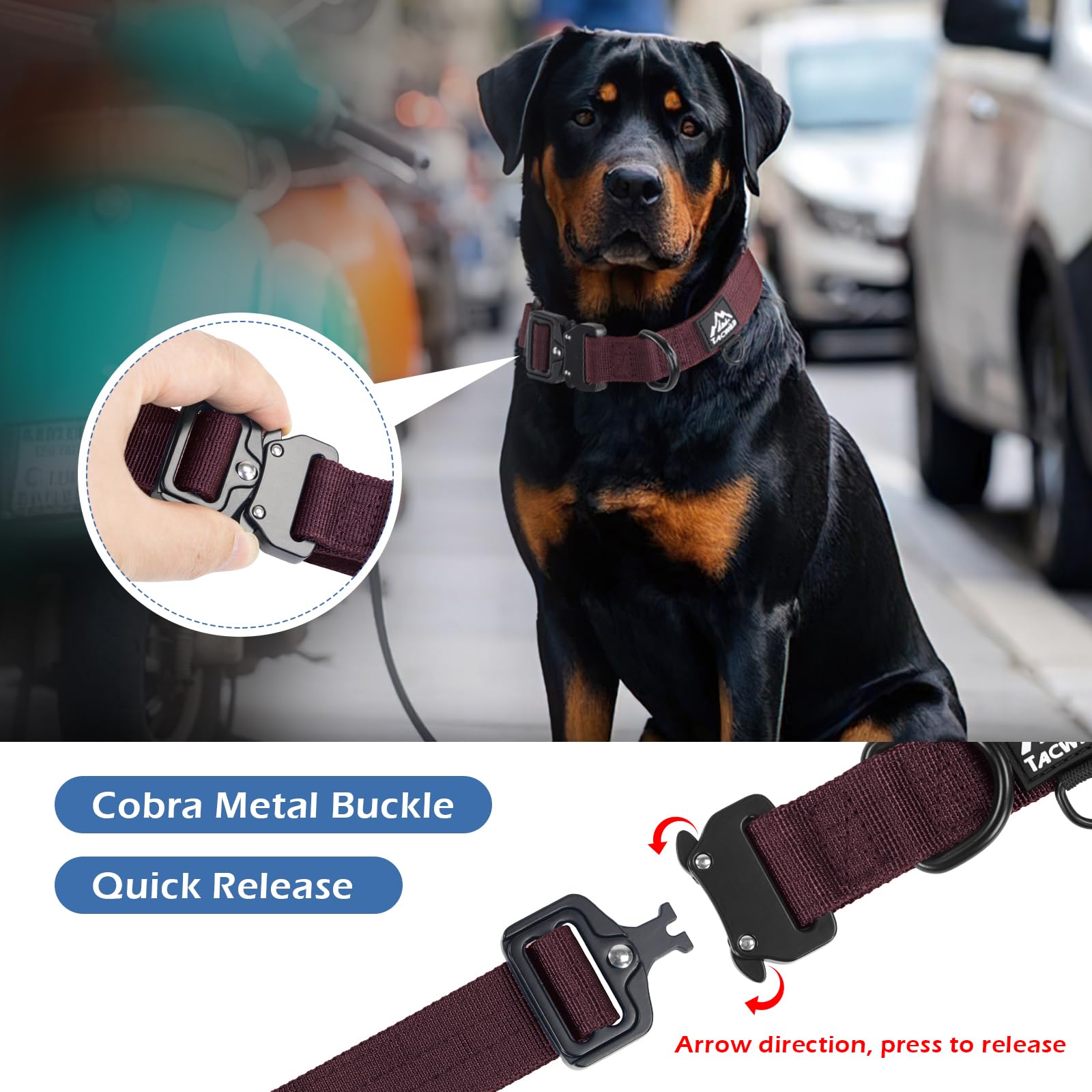 Tacwild collar mediano, ajuste ergonómico para un ajuste cómodo.