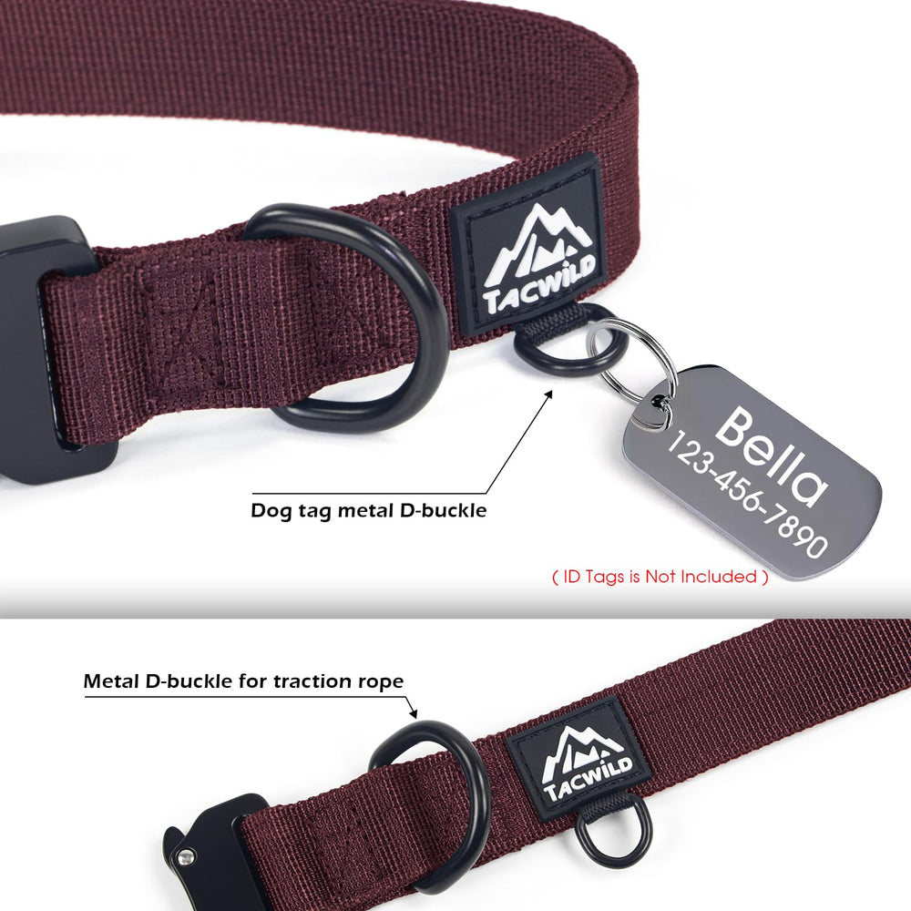 Tacwild collar mediano, para caminatas y entrenamiento, durabilidad y confort.