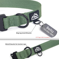 Nylon Tacwild 1000D ofrece durabilidad para perros grandes y entrenamientos.